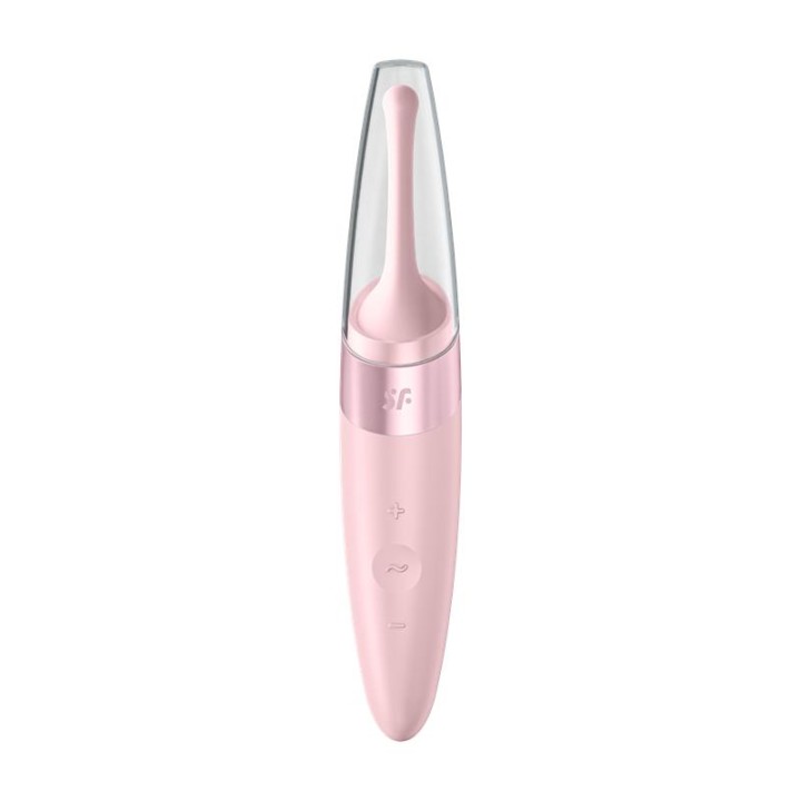 SATISFYER - TWIRLING DELIGHT CLIT TIP VIBRATOR PINK