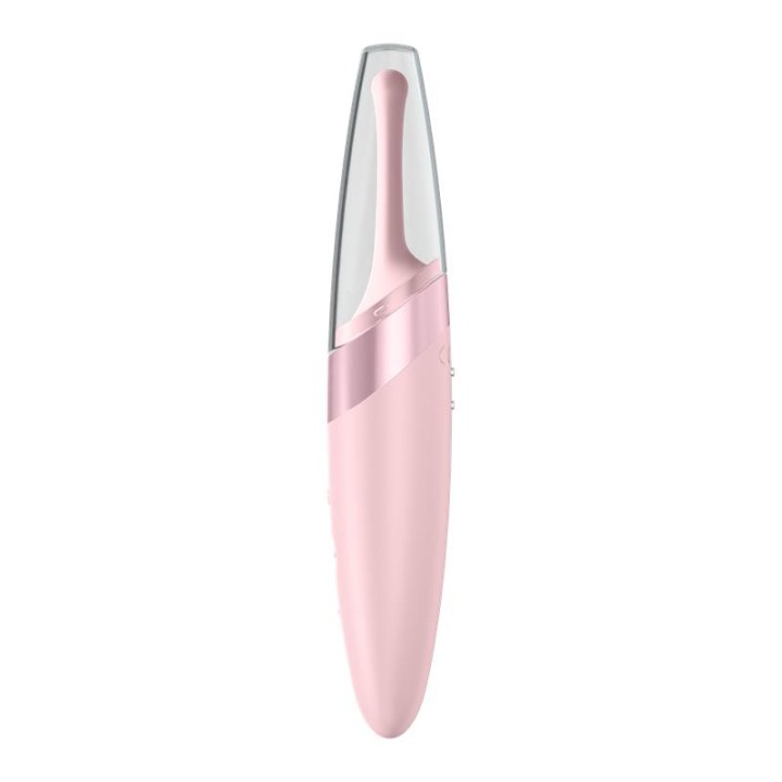 SATISFYER - TWIRLING DELIGHT CLIT TIP VIBRATOR PINK