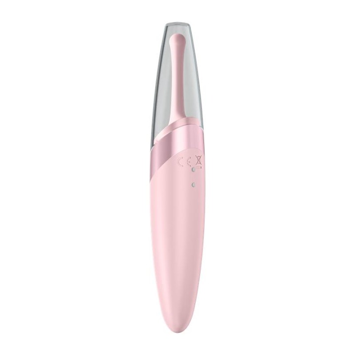 SATISFYER - TWIRLING DELIGHT CLIT TIP VIBRATOR PINK