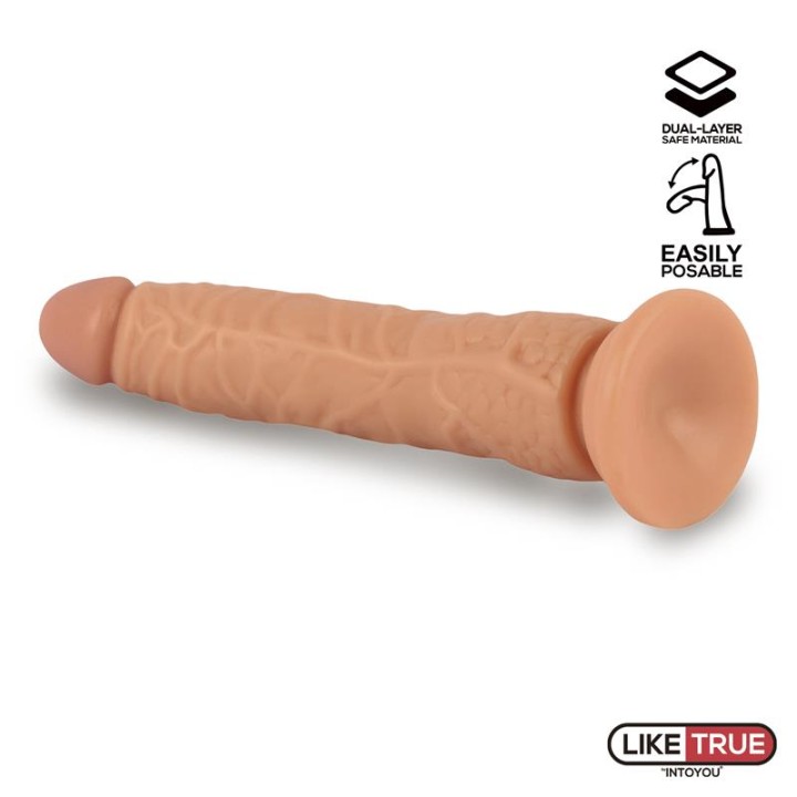 Tucker Dildo Realista Articulável-Posável 8.2 Natural