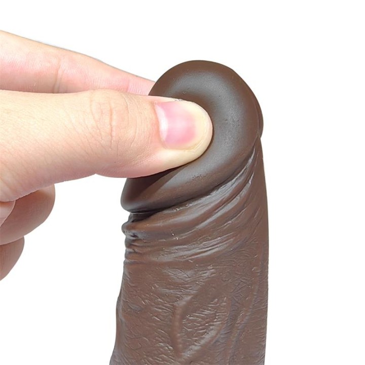 Dildo Realista Severo Turbo Shaking Thrusting, Rotação 360º Controlo Remoto Efeito Calor