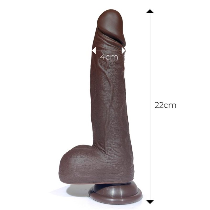 Dildo Realista Severo Turbo Shaking Thrusting, Rotação 360º Controlo Remoto Efeito Calor