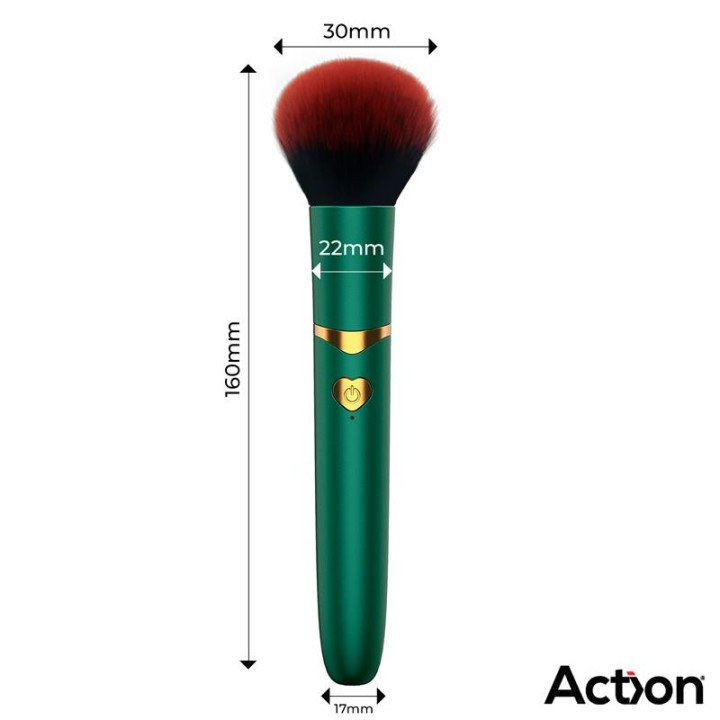 Secret Vert Estimulador Pincel de Maquilhagem com Vibração Verde