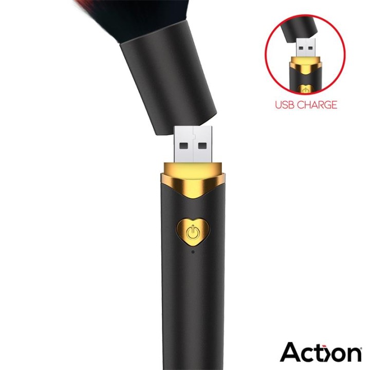 Secret Noir Pincel de Maquilhagem Estimulador com Vibração Preto