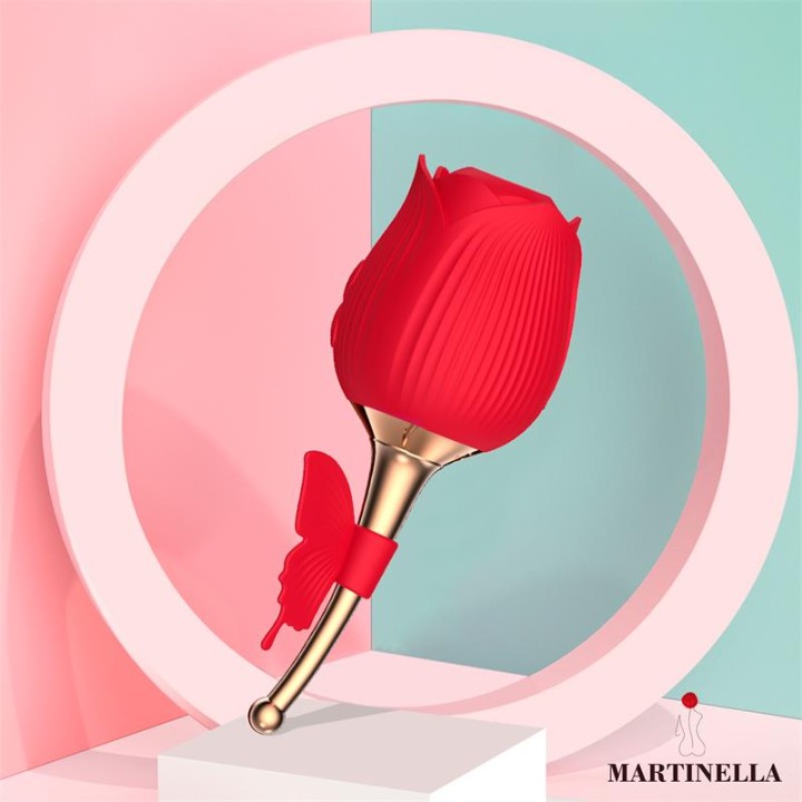 Rosa com Sucção e Borboleta com Vibração