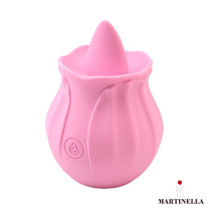 Rosa com Língua Estimuladora USB