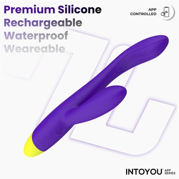 Vibrador Lyra Ponto G com APP Púrpura