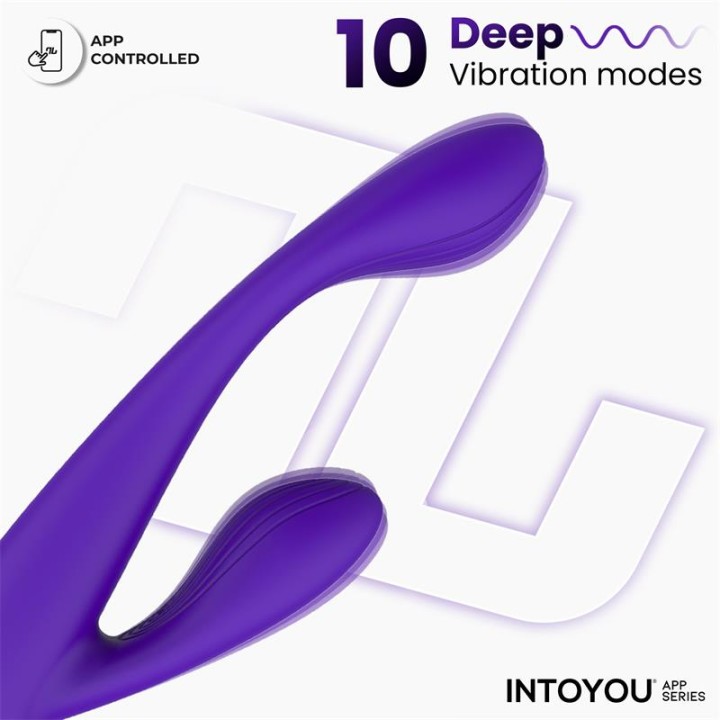 Vibrador Lyra Ponto G com APP Púrpura