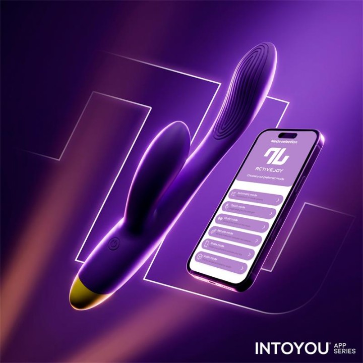 Vibrador Lyra Ponto G com APP Púrpura