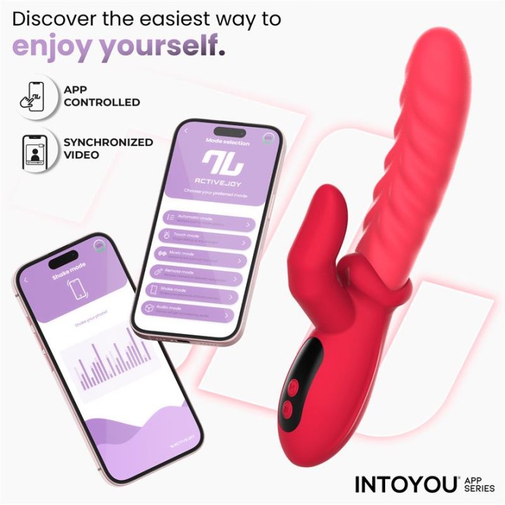 Vibrador Tingly com Finger e Movimento Waving com APP