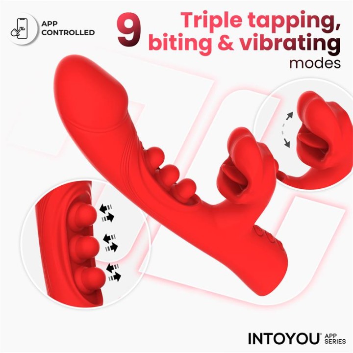 Trixy Vibrador com Tapping e Biting com App