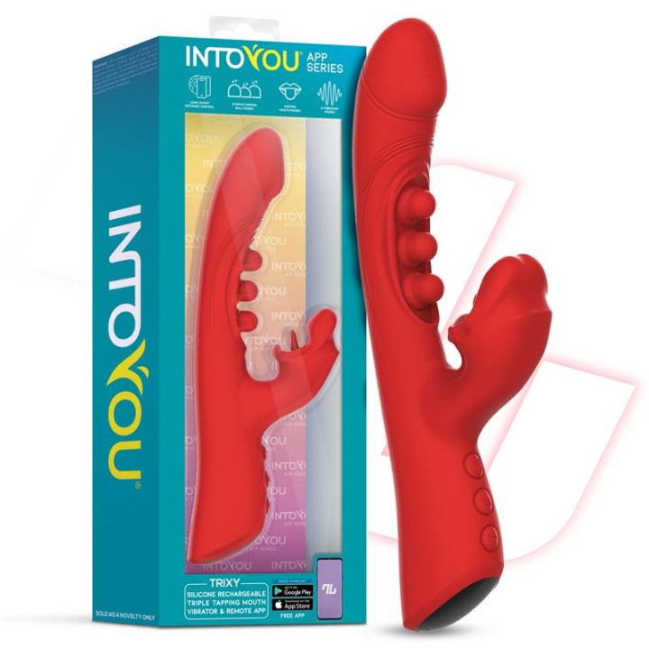 Trixy Vibrador com Tapping e Biting com App
