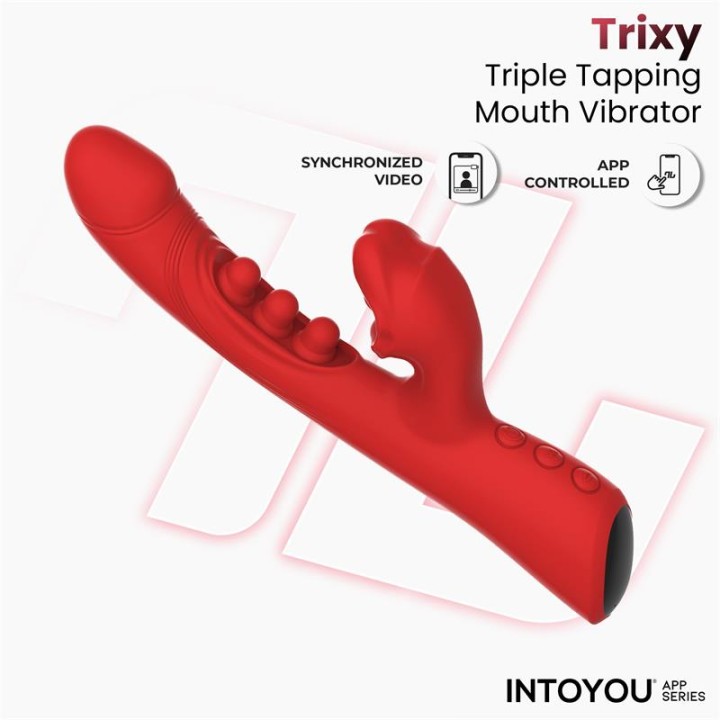 Trixy Vibrador com Tapping e Biting com App