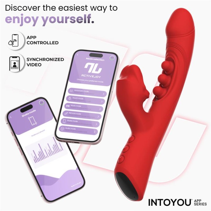 Trixy Vibrador com Tapping e Biting com App