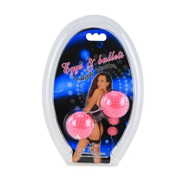 BAILE - A DEEPLY PLEASURE PURPLE TEXTURED BALLS 3.60 CM