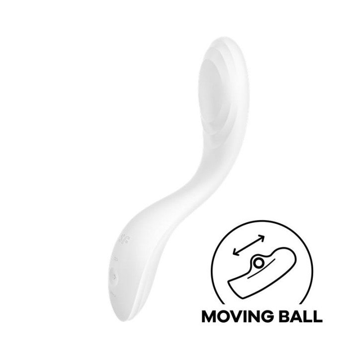 SATISFYER - RRROLLING PLEASURE GSPOT VIBRATOR WHITE
