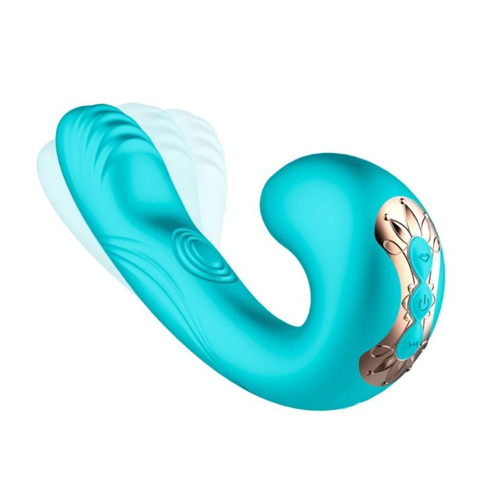 Hydra Vibrador com Pulsação e Língua Estimuladora de Clítoris 3 Motores USB
