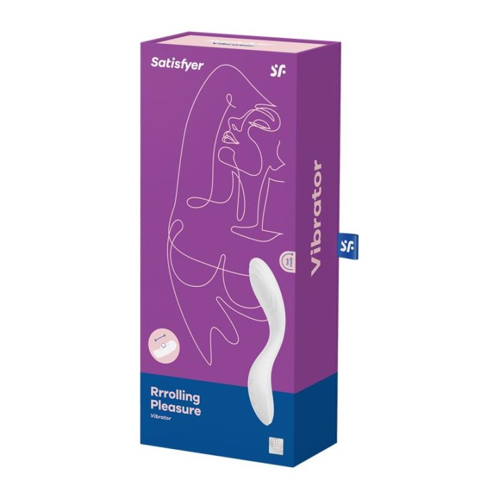 SATISFYER - RRROLLING PLEASURE GSPOT VIBRATOR WHITE