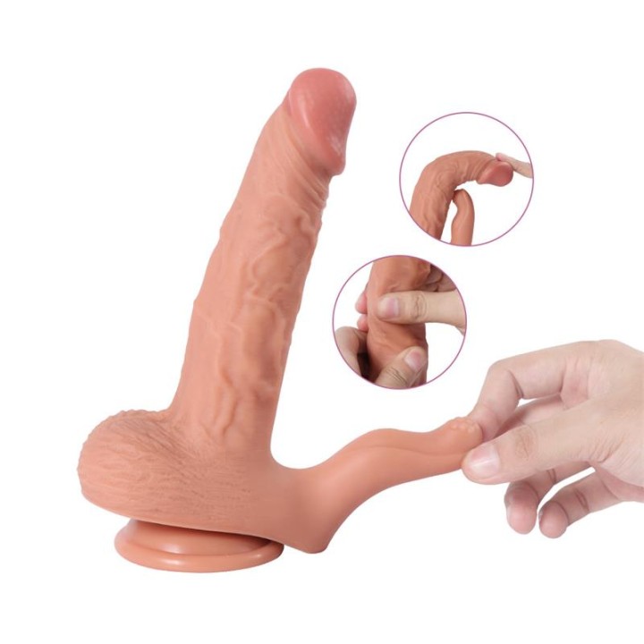 Dildo Haydon com 20 Modos de Vibração e Estimulador de Clítoris