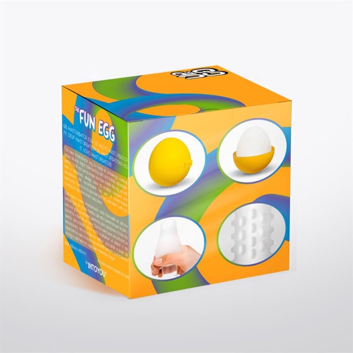 Grovy Ovo Masturbador Elástico Amarelo