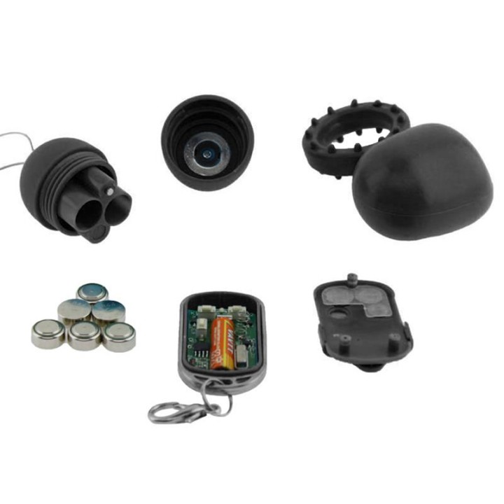 Anel Vibratório com Controlo Remoto Preto