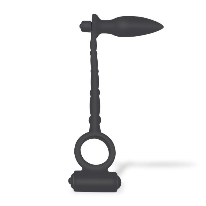 Sugilite Plug Anal com Vibração e Anel Peniano Vibratório