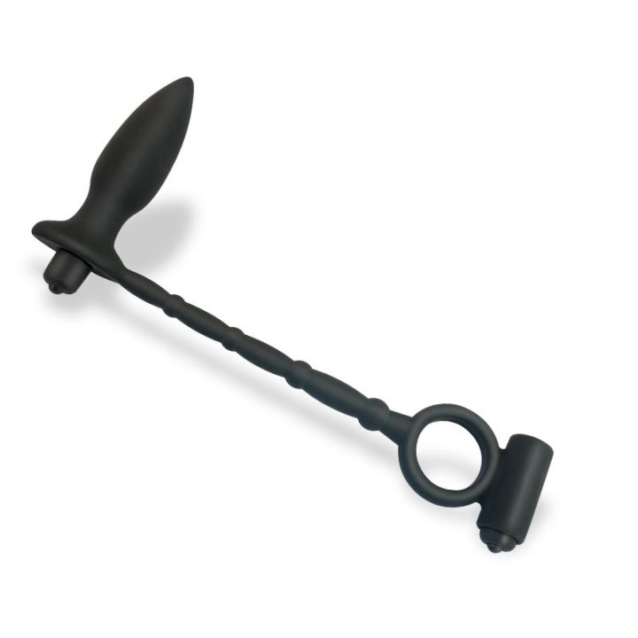Sugilite Plug Anal com Vibração e Anel Peniano Vibratório