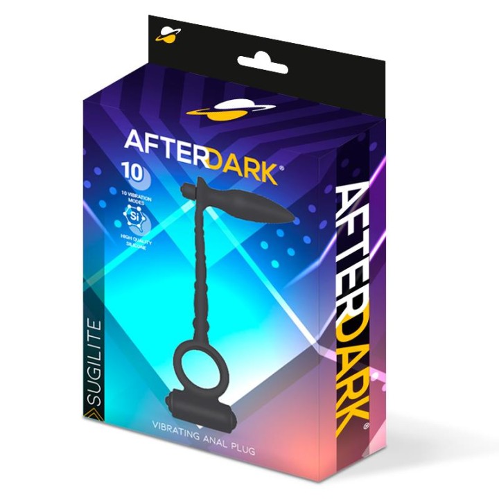 Sugilite Plug Anal com Vibração e Anel Peniano Vibratório