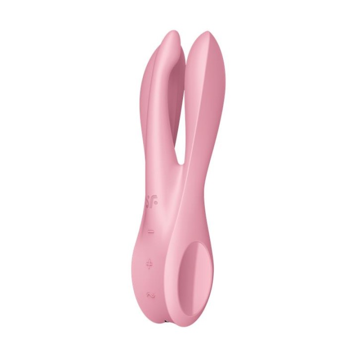 SATISFYER - THREESOME 1 VIBRATOR PINK