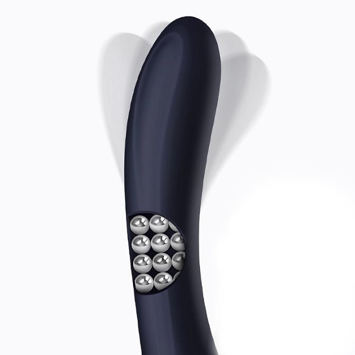 Royalspace Vibrador com Línguas Estimuladoras e Bolas Internas 360º Azul