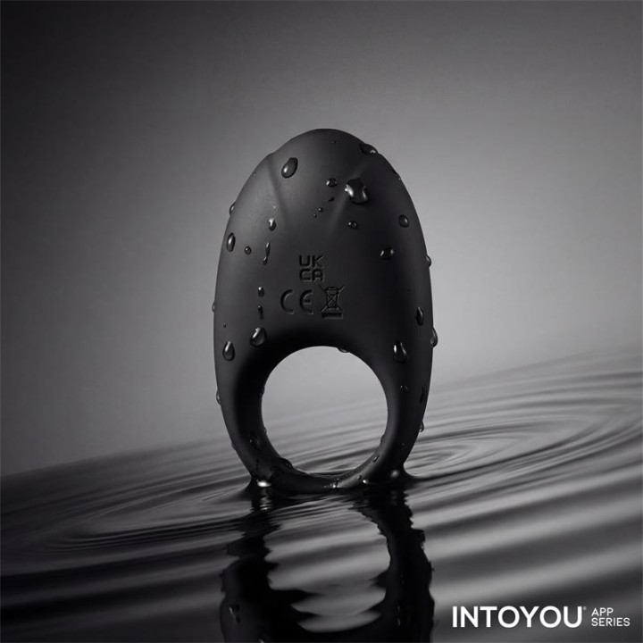 Anel Vibratório Ringo com APP Unibody Preto