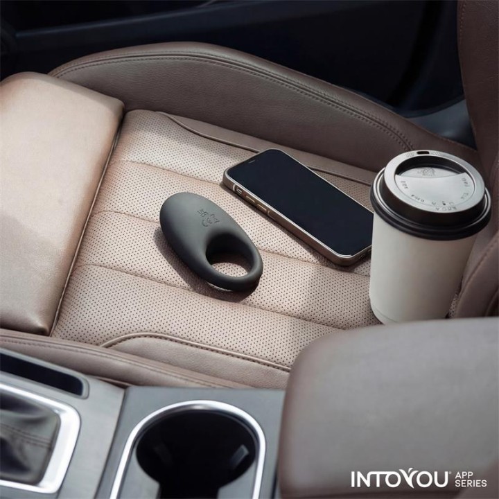 Anel Vibratório Ringo com APP Unibody Preto