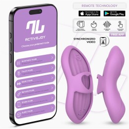 Laia Estimulador de Dedo com Calor e Capa com APP Lavanda
