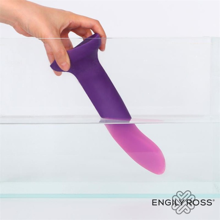 Dildo que Muda de Cor de Roxo para Rosa Tamanho S 14 cm