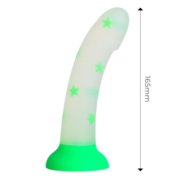 Dildo Confetti Star que Brilha no Escuro 17 cm