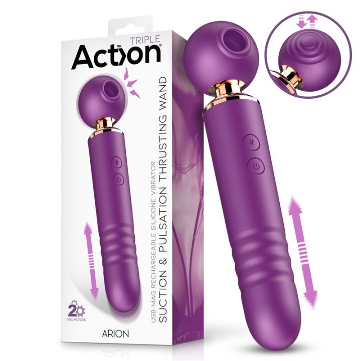 Arion Massajador com Sucção, Thrusting e Pulsação