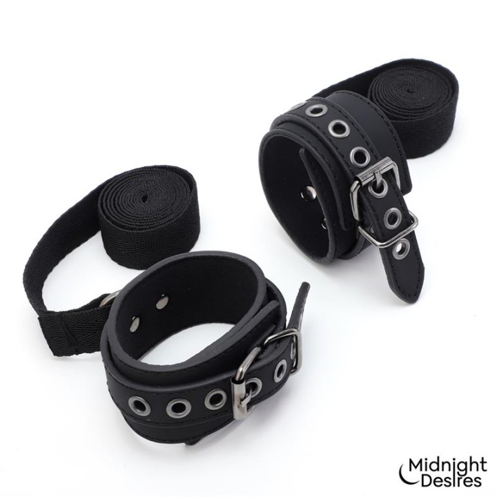 Conjunto Bondage com Algemas, Venda e Pena Estimuladora