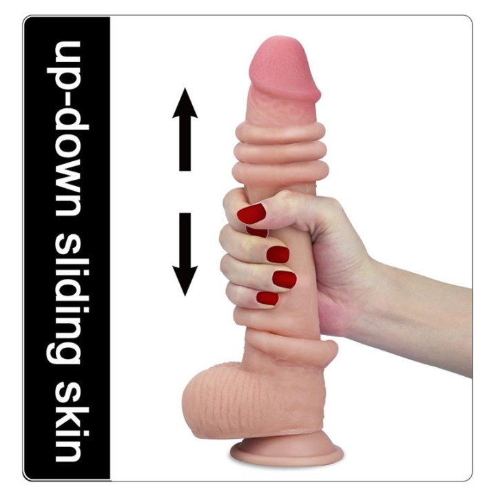Dildo com Pele Retrátil 9 Natural