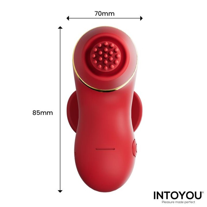 Beeny Estimulador com 4 Cabeças, Sucção, Tapping, Tickling e Licking