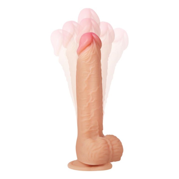 Cesur 3.0 Dildo Realista com Vibração, Movimento Ondulante 360º e Telescópico com Controlo Remoto USB