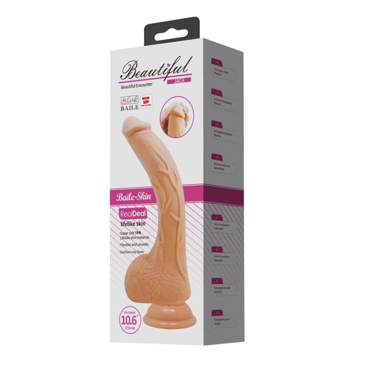 Dildo com Ventosa e Vibração