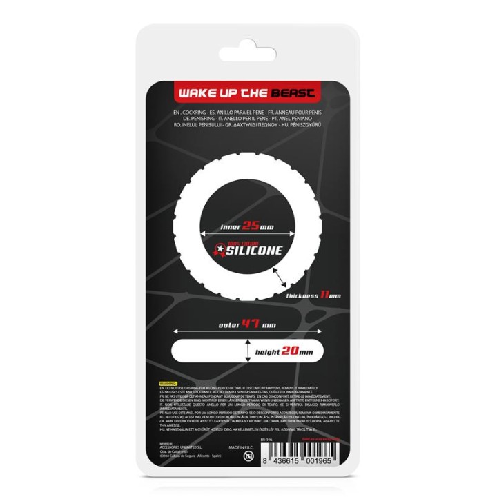 Anel Peniano Turbine Silicone Líquido 25 mm