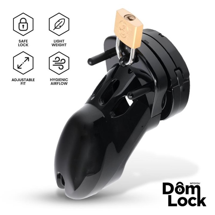 Jaula de Castidade Domlock Custody Negra