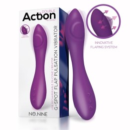 Vibrador No. Nine Ponto G com Função de Pulsação USB Magnético em Silicone