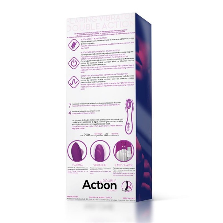 Vibrador No. Nine Ponto G com Função de Pulsação USB Magnético em Silicone