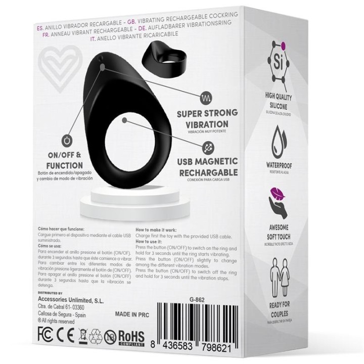 Anel Vibratório Picker para Casais em Silicone