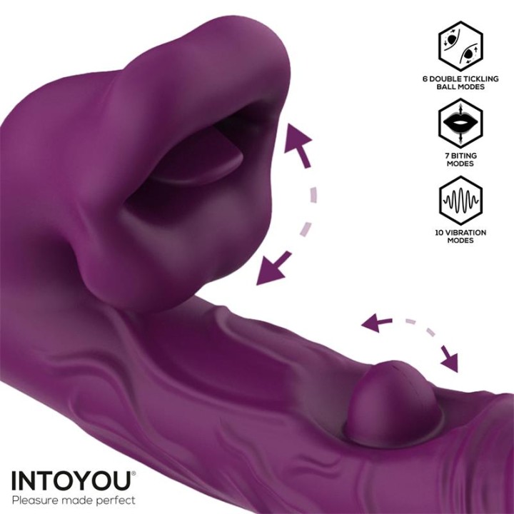Bella Vibrador Dupla Bola Estimulante e Mordiscadora 3 Motores