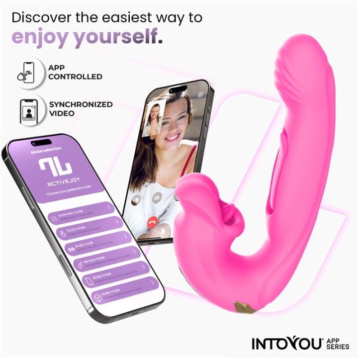 Bimby Vibrador com Mordida e Língua Dupla Tapping com APP