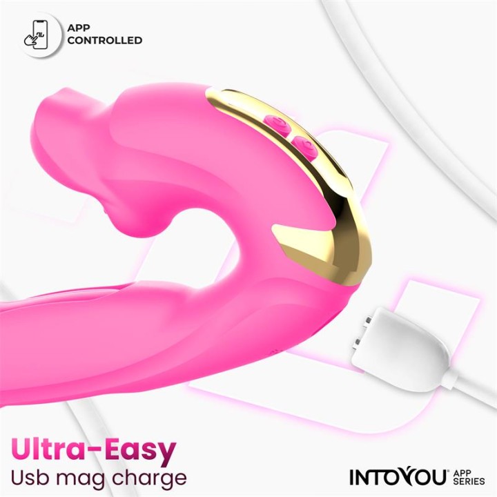 Bimby Vibrador com Mordida e Língua Dupla Tapping com APP