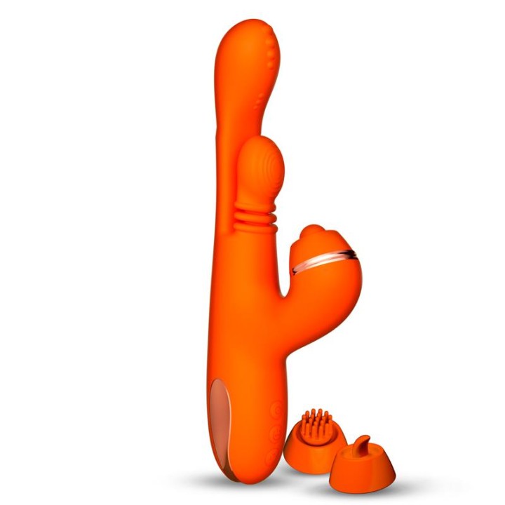 Ethan Vibrador Massagem 360º para Ponto G e Cabeças Intercambiáveis